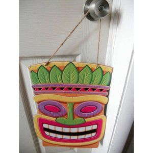 Wall Board Hanging Plaque Thick Cardboard Tiki Totem Pole 16"  X 12" Party Decor